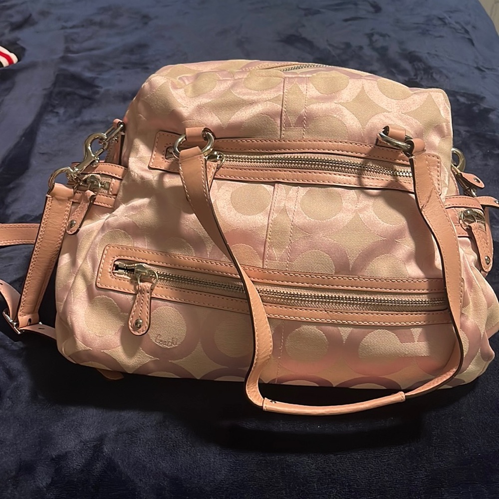 Pastel Pink Coach Bag